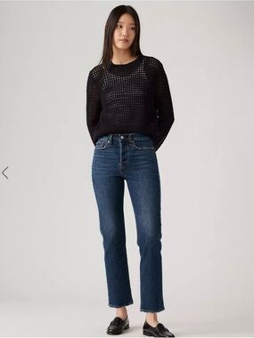 WEDGIE STRAIGHT ANKLE WOMEN'S JEANS Indifferent Indigo